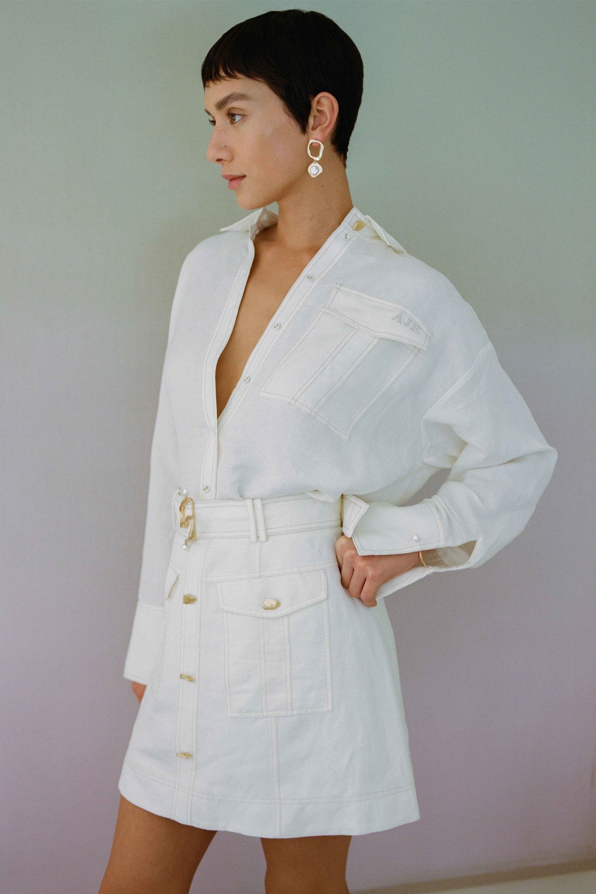 Women Beacon Utility Mini Skirt | Aje