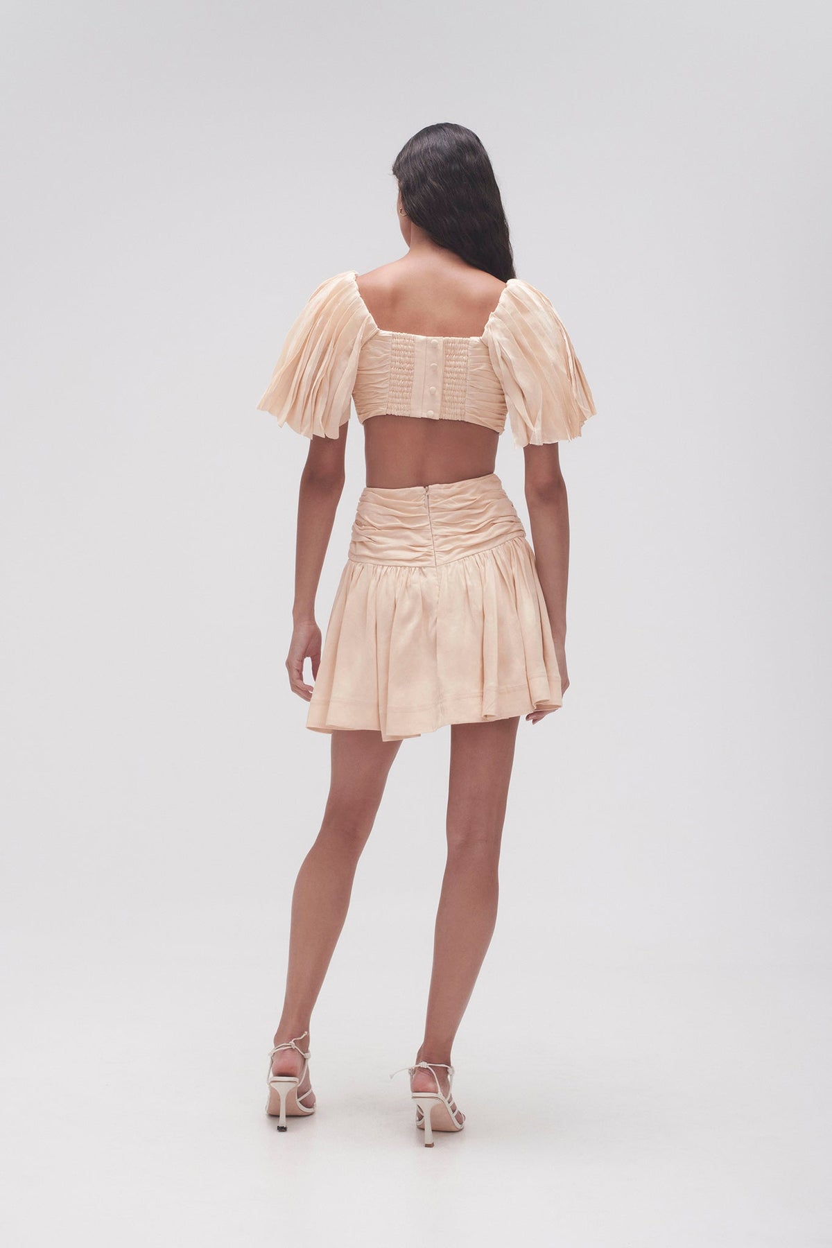 Women Cari Ruched Waist Mini Skirt | Aje