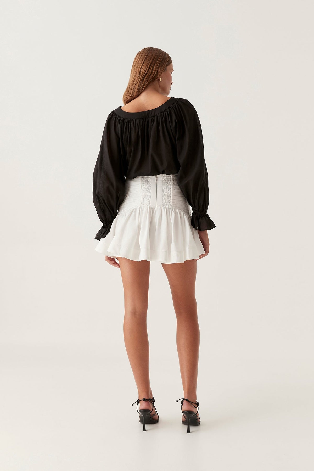 Women Carrie Ruched Mini Skirt | Aje