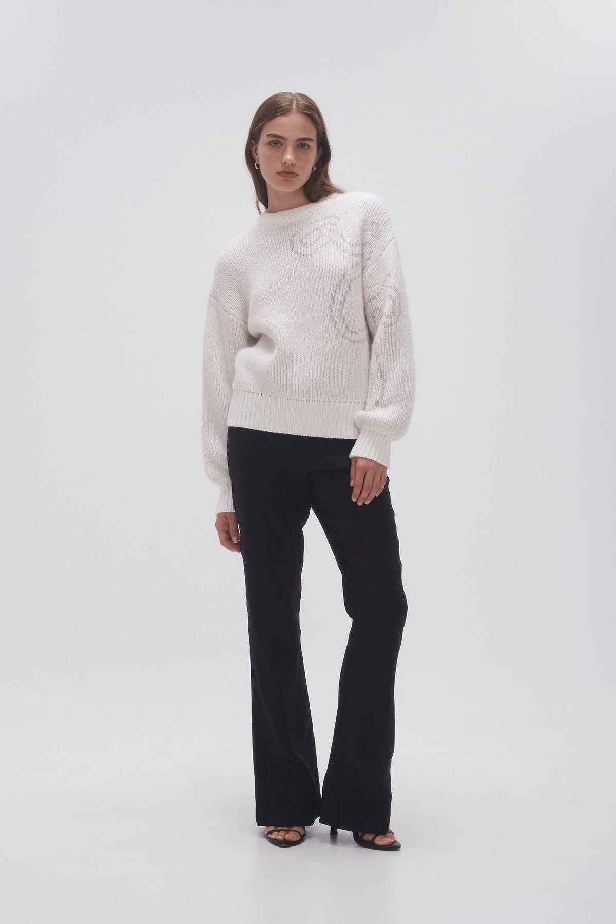 Women Nora Logo Jacquard Jumper | Aje