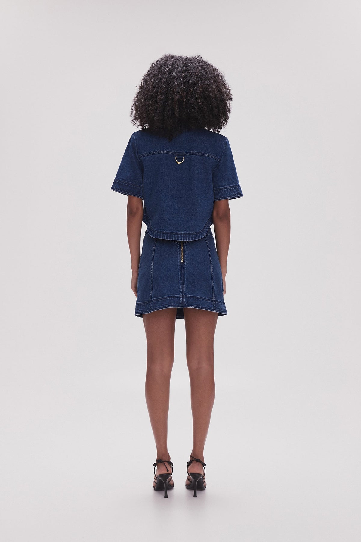 Women May Denim Mini Skirt | Aje