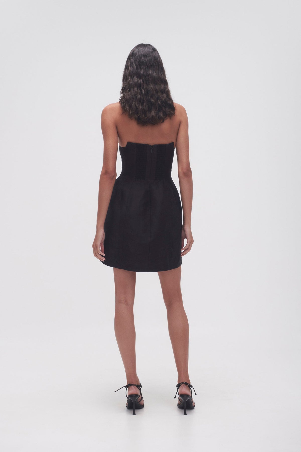 Women Baret Strapless Mini Dress | Aje