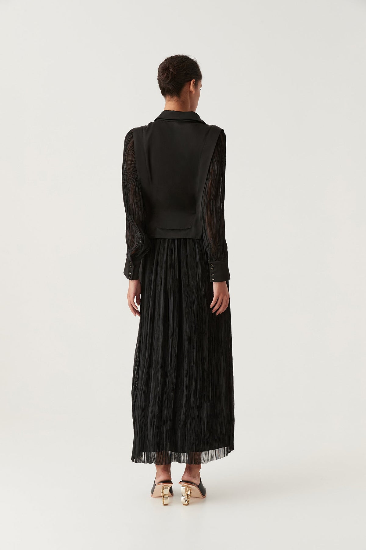 Women Aeriel Bib Front Maxi Dress | Aje