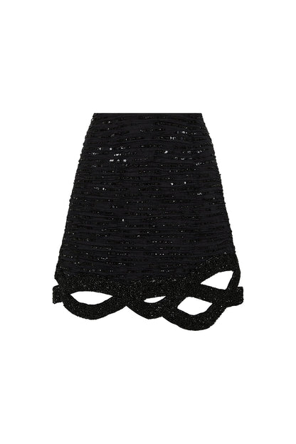 Women New Catara Sequin Mini Skirt | Aje