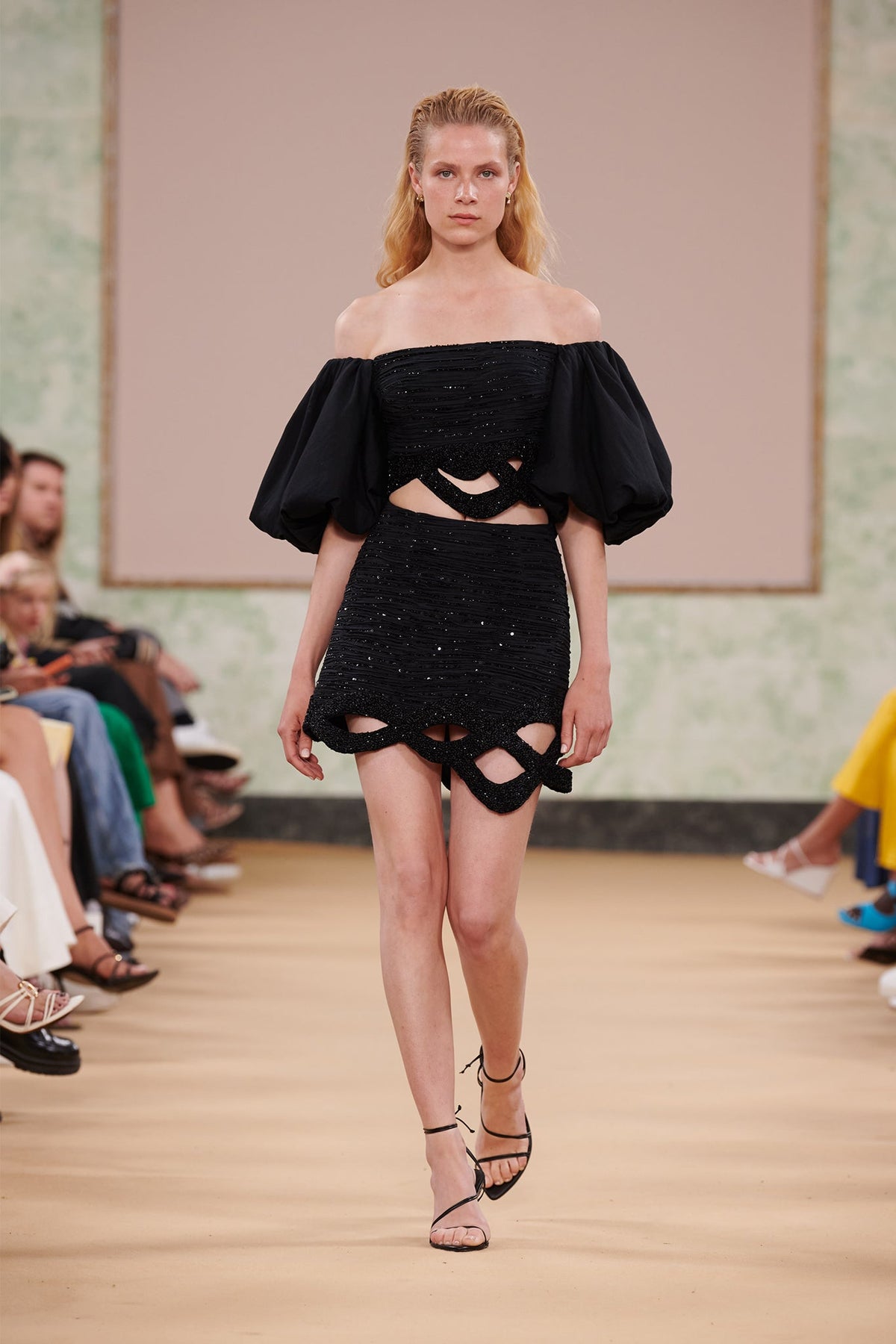 Women New Catara Sequin Mini Skirt | Aje