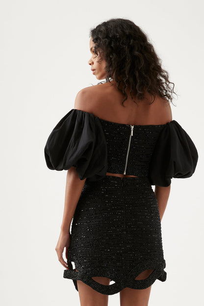 Women New Catara Sequin Mini Skirt | Aje
