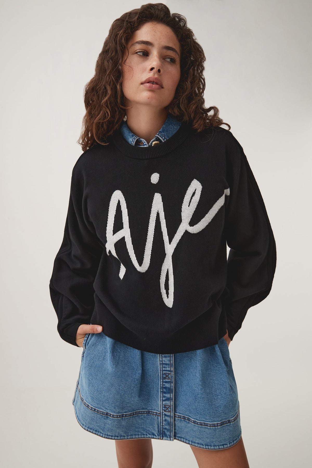 Women Equation Knit Crew Jumper | Aje
