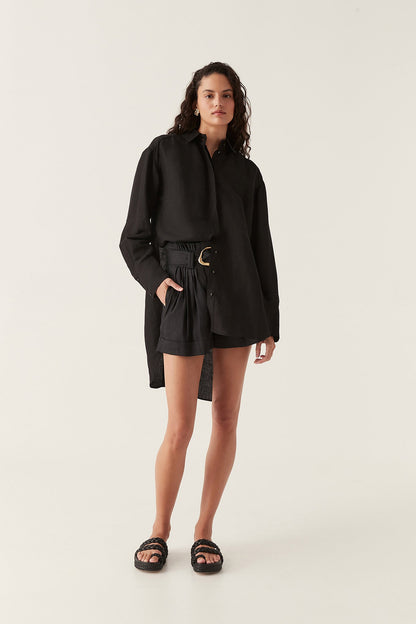 Women Virtuous Lace-Up Longline Shirt | Aje