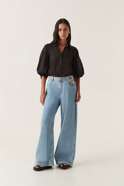 Women Palms Puff Sleeve Shirt | Aje
