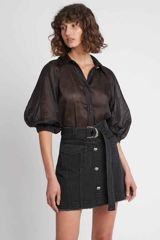 Women Palms Puff Sleeve Shirt | Aje