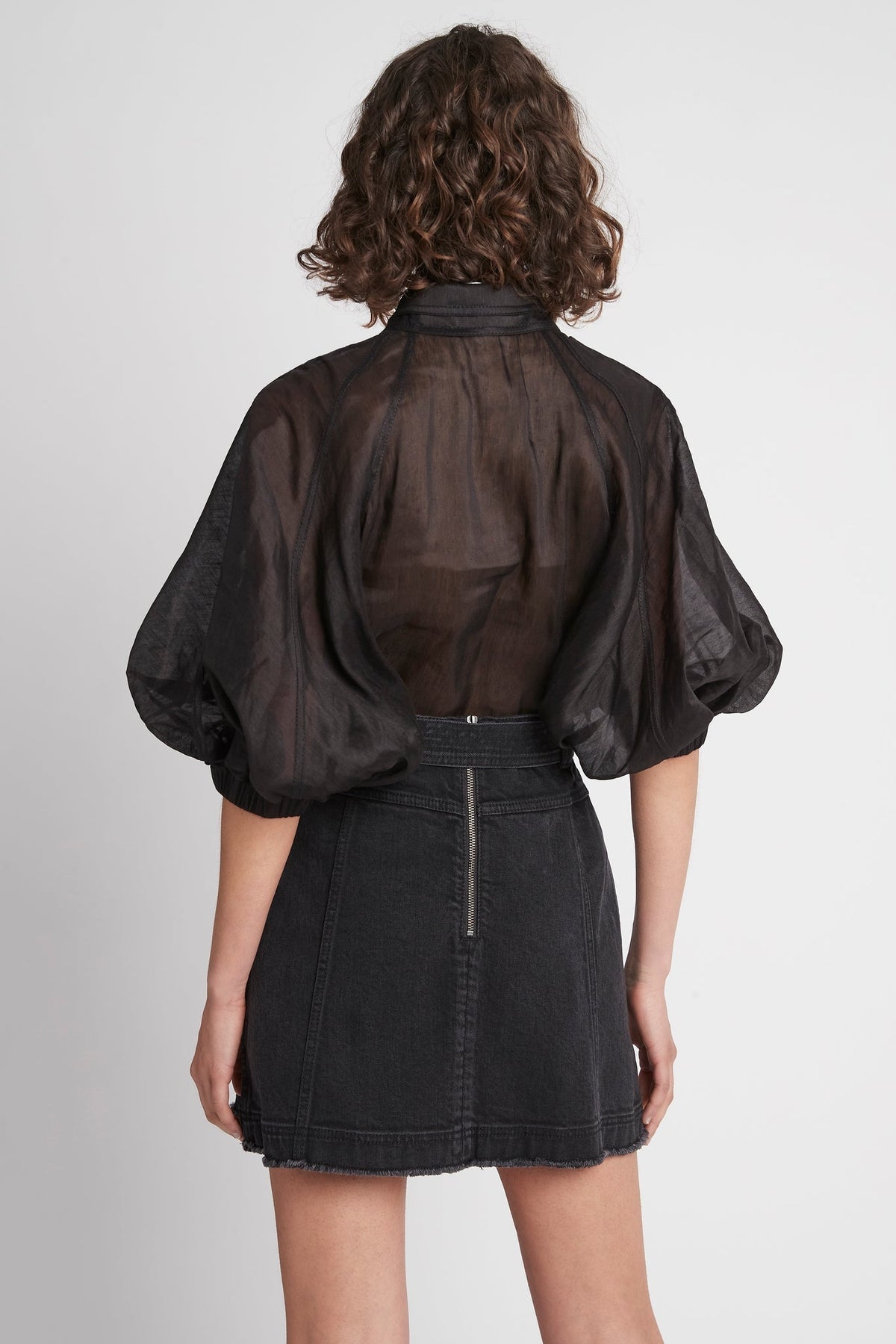 Women Palms Puff Sleeve Shirt | Aje