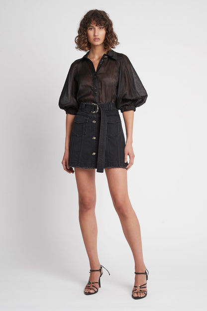 Women Palms Puff Sleeve Shirt | Aje