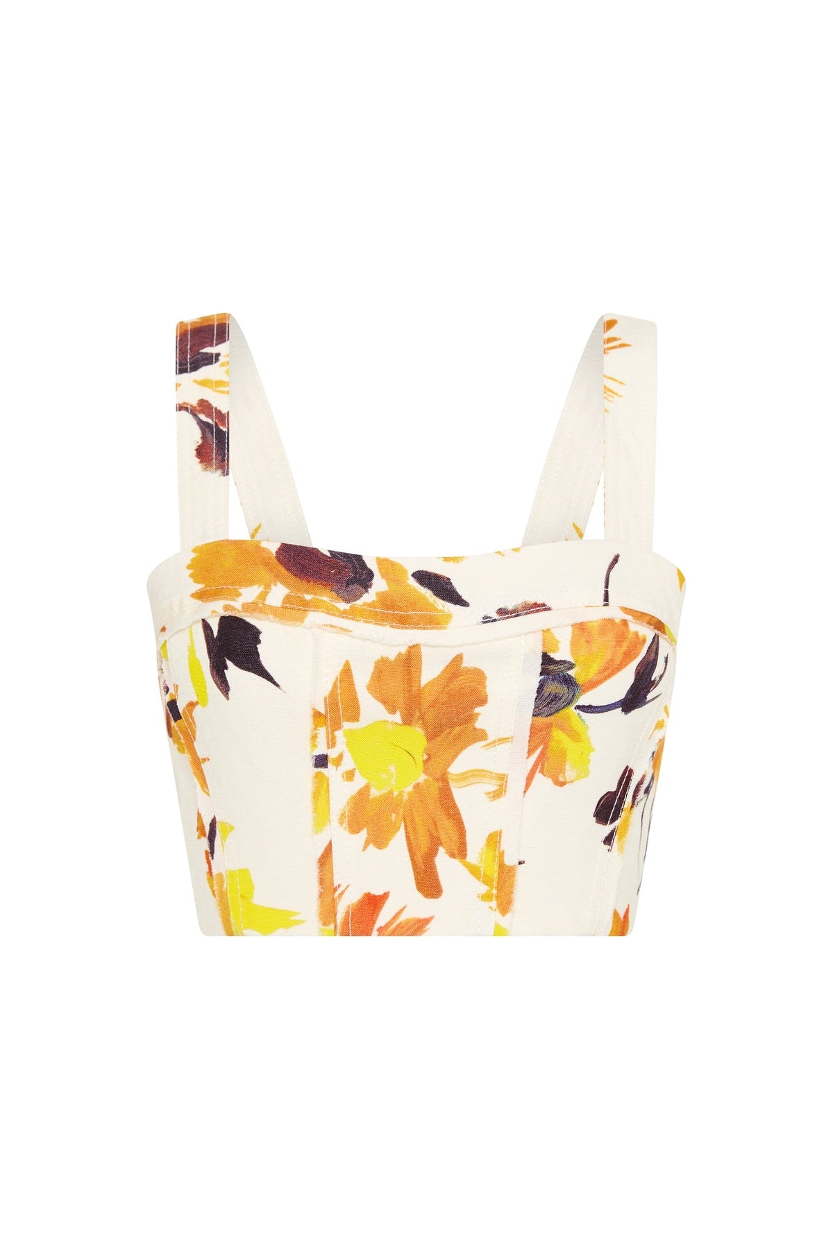 Women Meadow Panelled Bustier Top | Aje