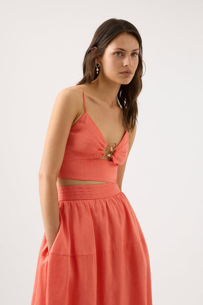 Women Ariel Sculptural Ring Top | Aje