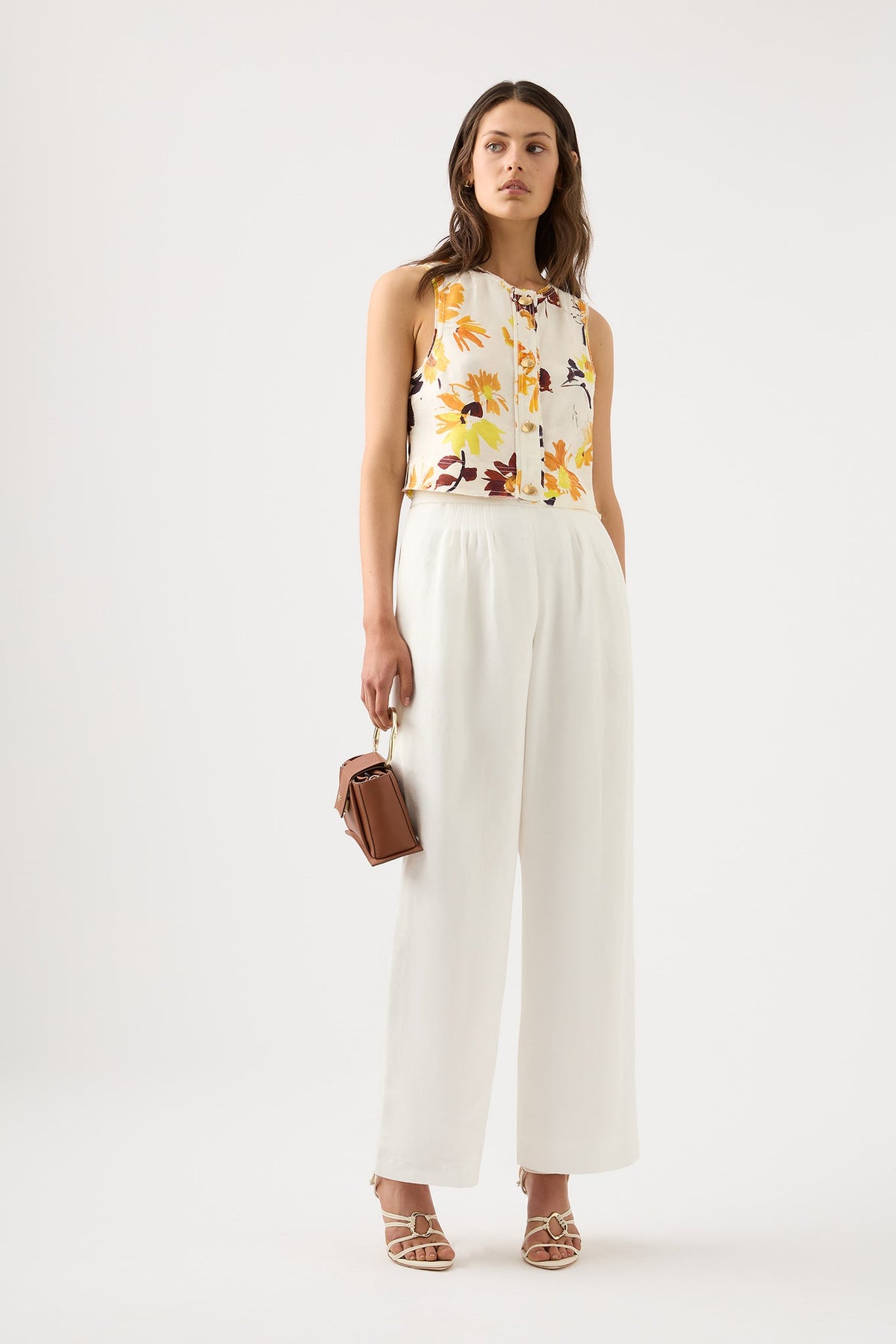 Women Bessie Floral Shell Top | Aje