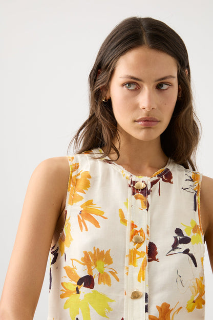Women Bessie Floral Shell Top | Aje