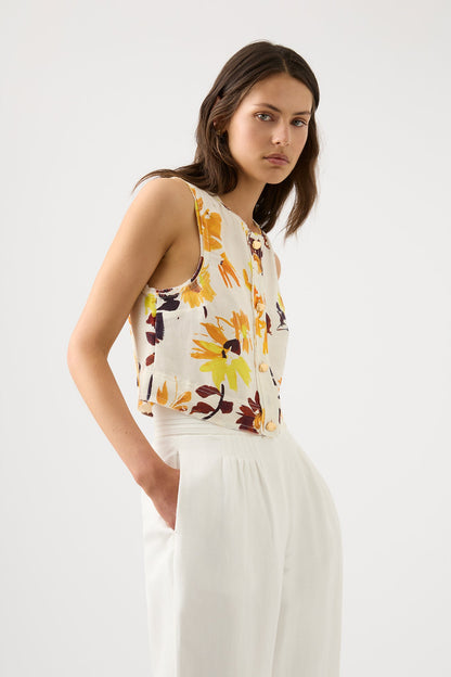 Women Bessie Floral Shell Top | Aje