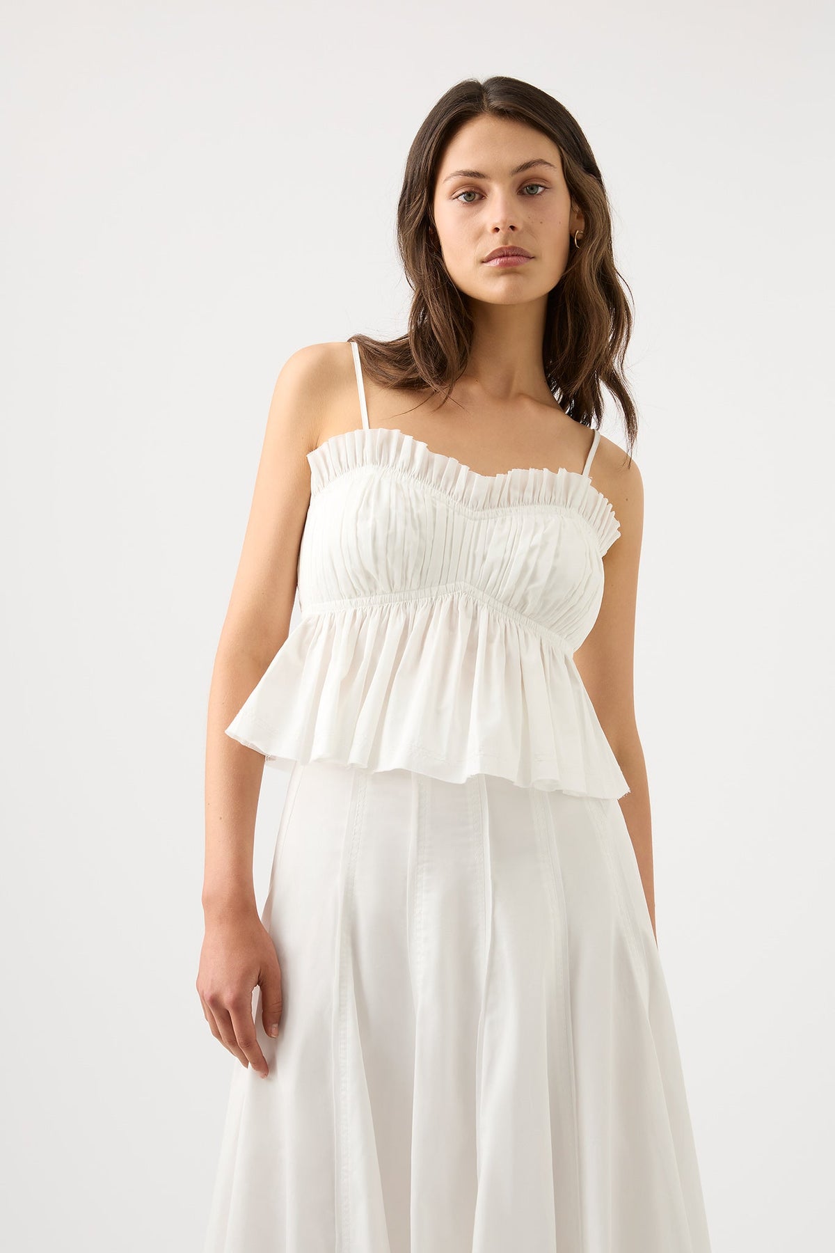 Women Odette Ruched Cami Top | Aje