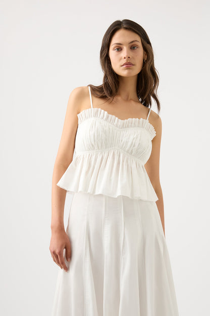 Women Odette Ruched Cami Top | Aje
