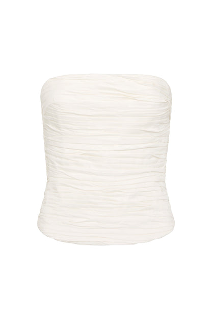 Women Sunbeam Ruched Bustier | Aje