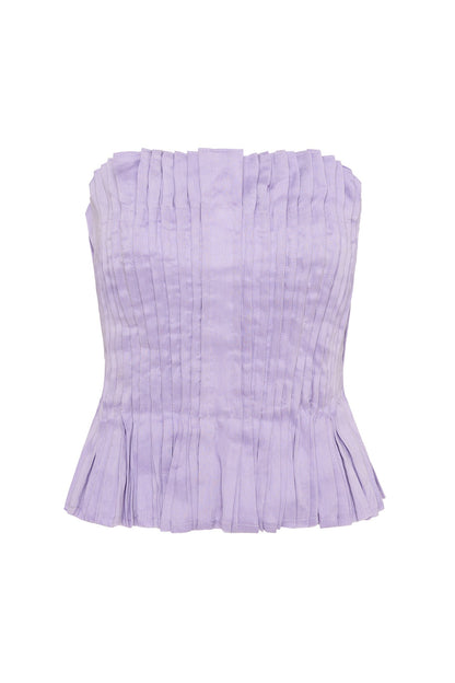 Women Horizon Pintucked Corset Top | Aje