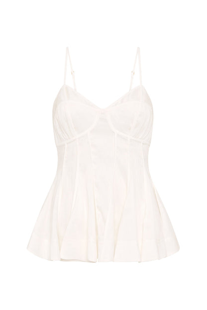 Women Evangeline Flared Camisole Top | Aje