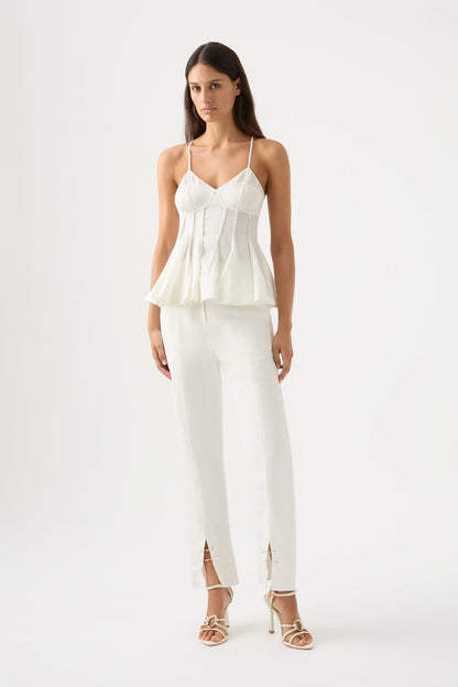 Women Evangeline Flared Camisole Top | Aje