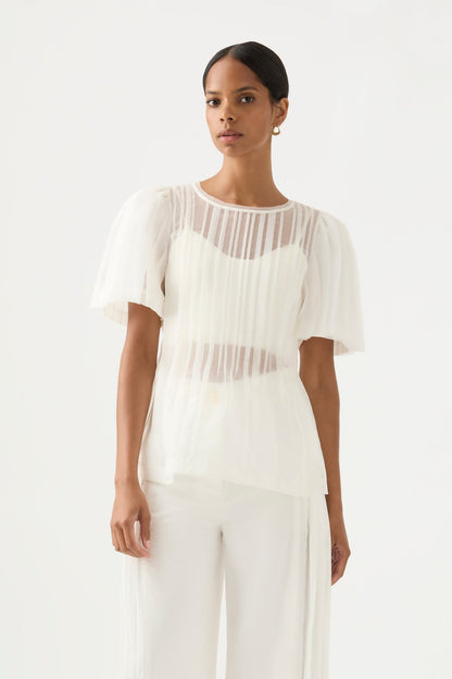 Women Stella Linear Ruffle Top | Aje