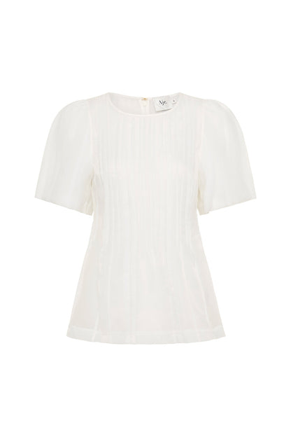 Women Stella Linear Ruffle Top | Aje
