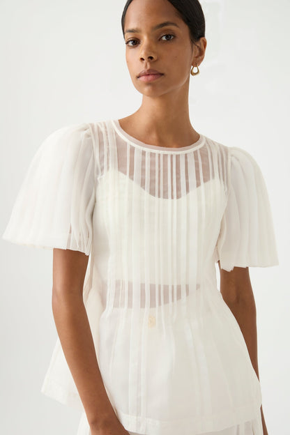 Women Stella Linear Ruffle Top | Aje