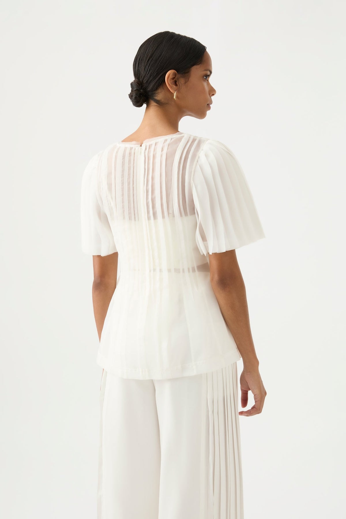 Women Stella Linear Ruffle Top | Aje