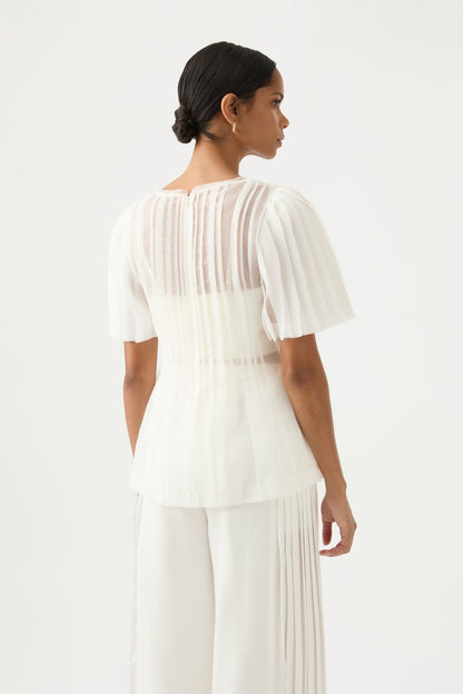 Women Stella Linear Ruffle Top | Aje