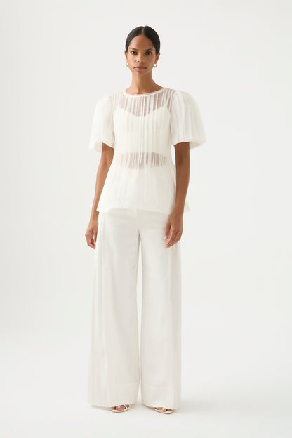 Women Stella Linear Ruffle Top | Aje