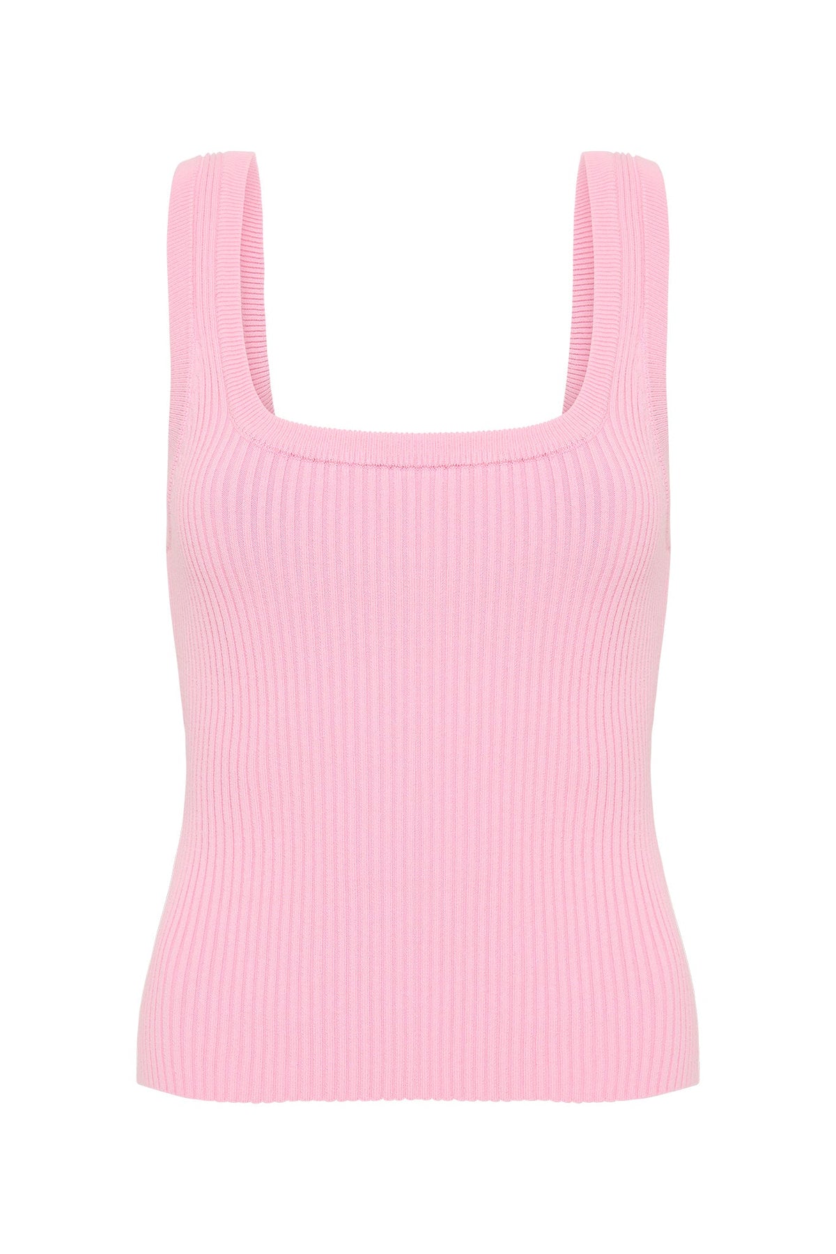 Women Bronte Scoop Neck Rib Tank | Aje