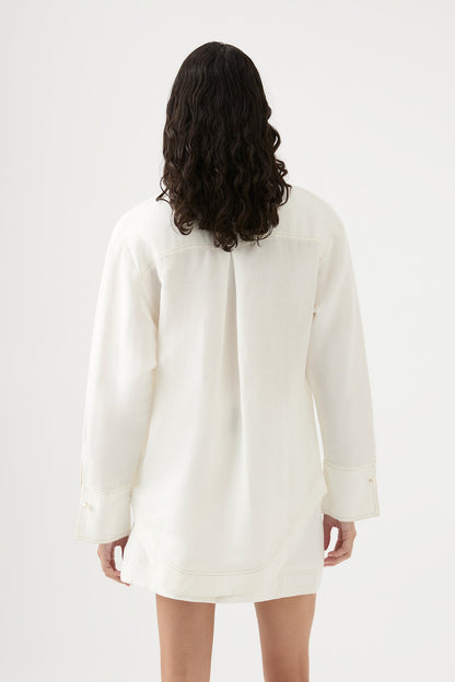 Women Satori Pearl Pin Shirt | Aje