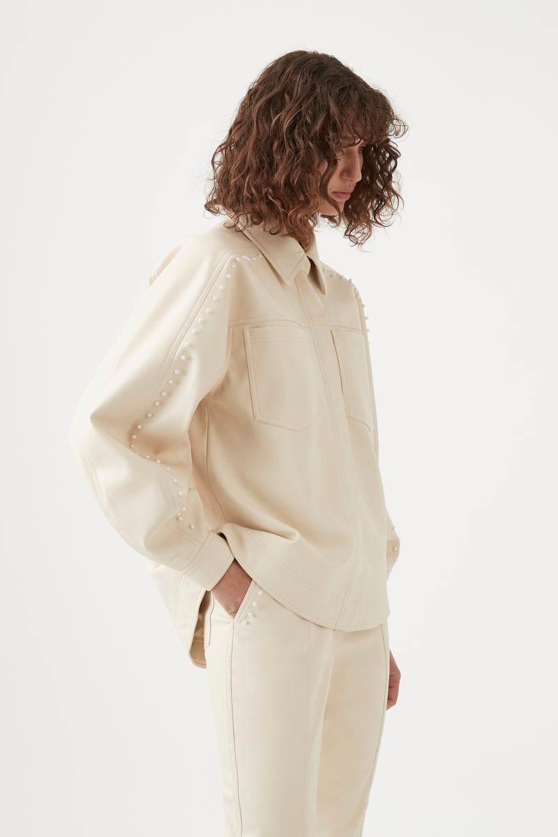 Women Lumen Pearl Shirt | Aje