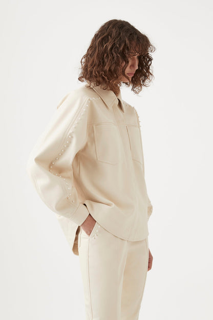 Women Lumen Pearl Shirt | Aje