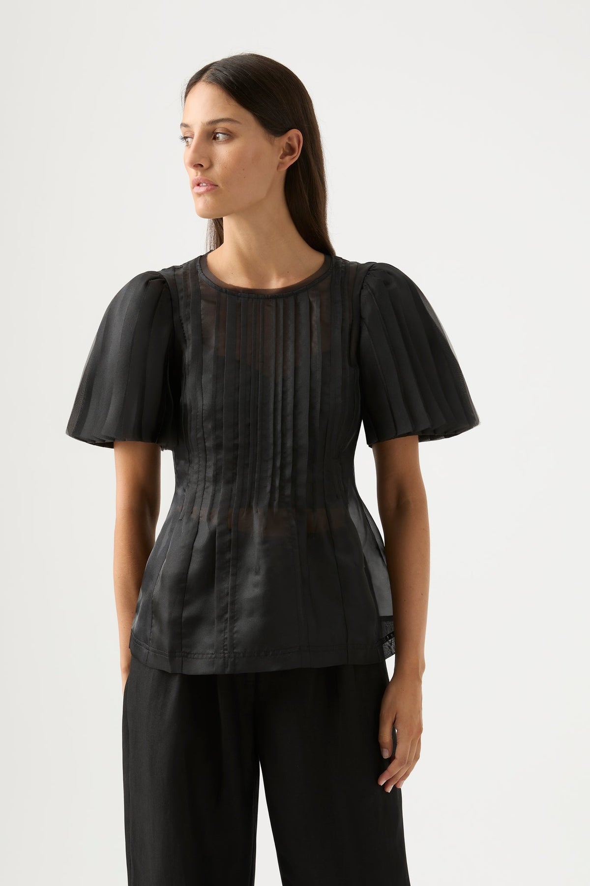 Women Stella Linear Ruffle Top | Aje