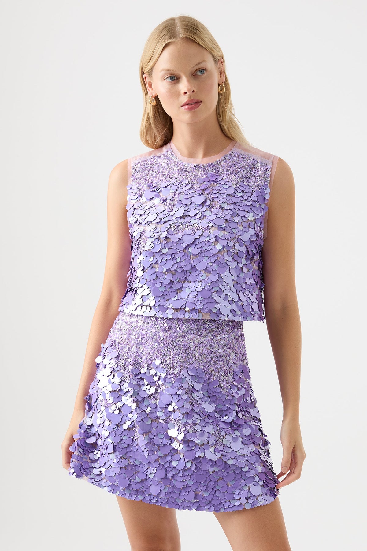 Women Celeste Sequin Shell Top | Aje