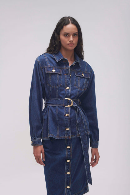 Women Colorado Belted Denim Shirt | Aje