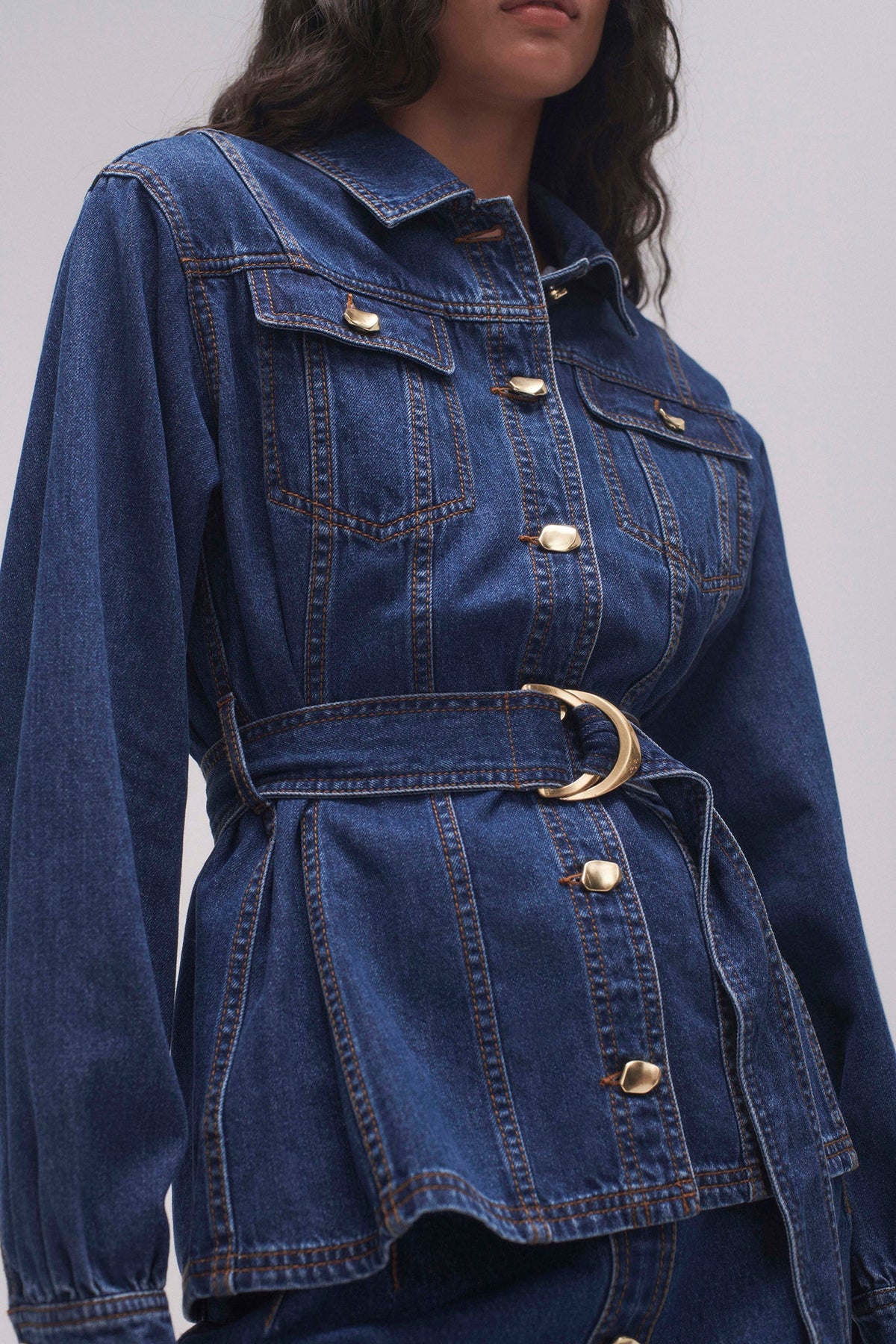 Women Colorado Belted Denim Shirt | Aje