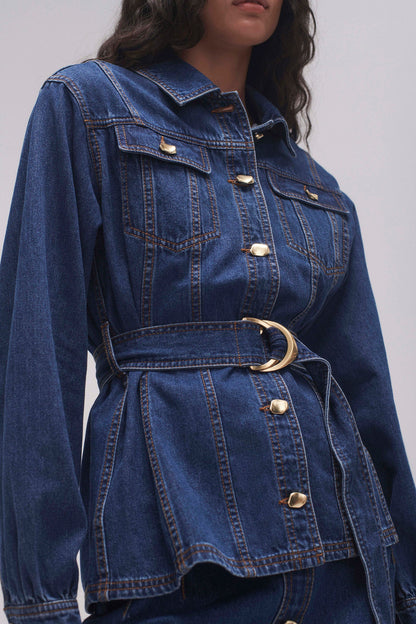 Women Colorado Belted Denim Shirt | Aje