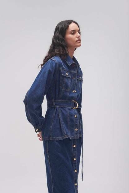 Women Colorado Belted Denim Shirt | Aje