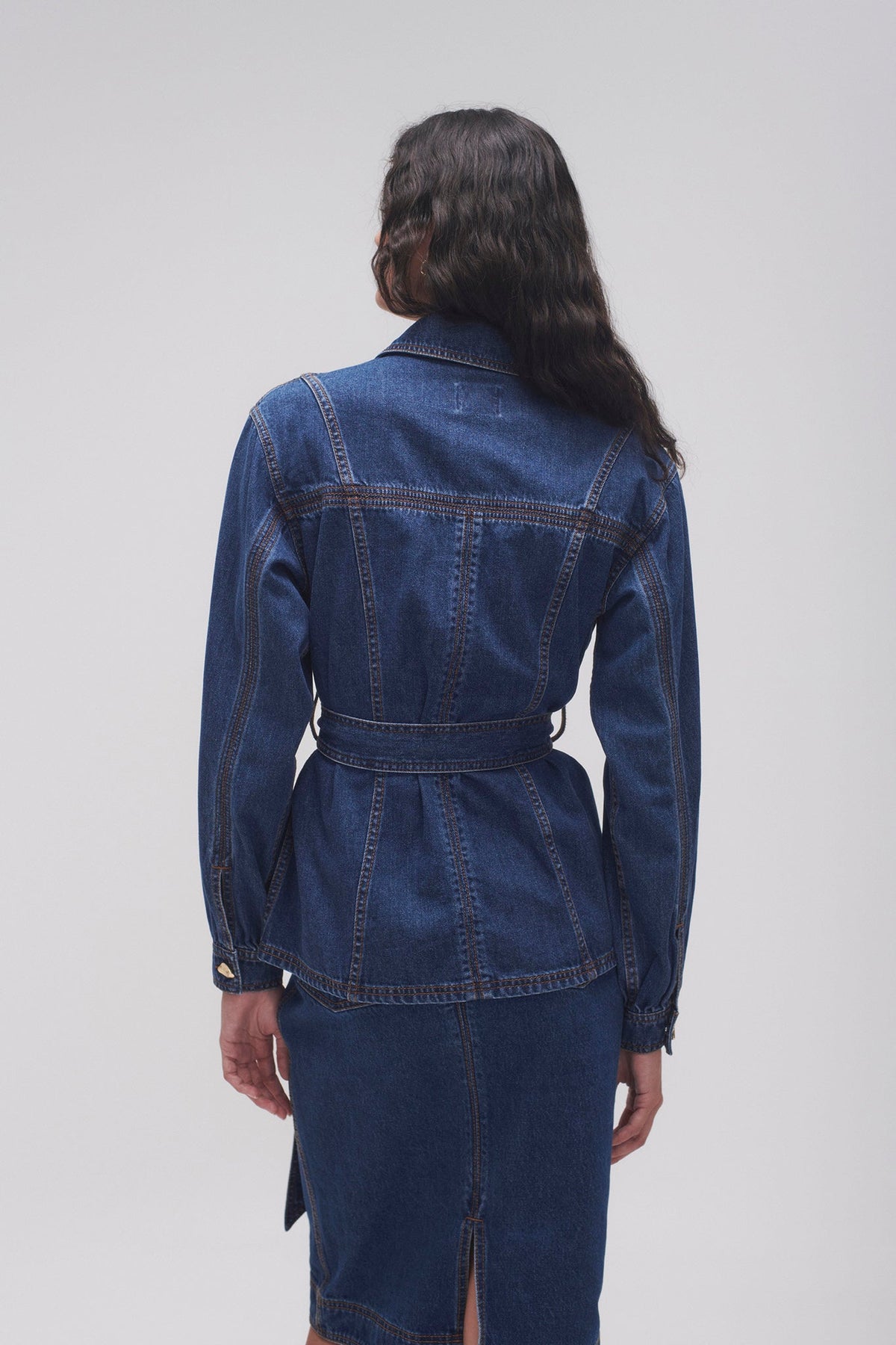 Women Colorado Belted Denim Shirt | Aje