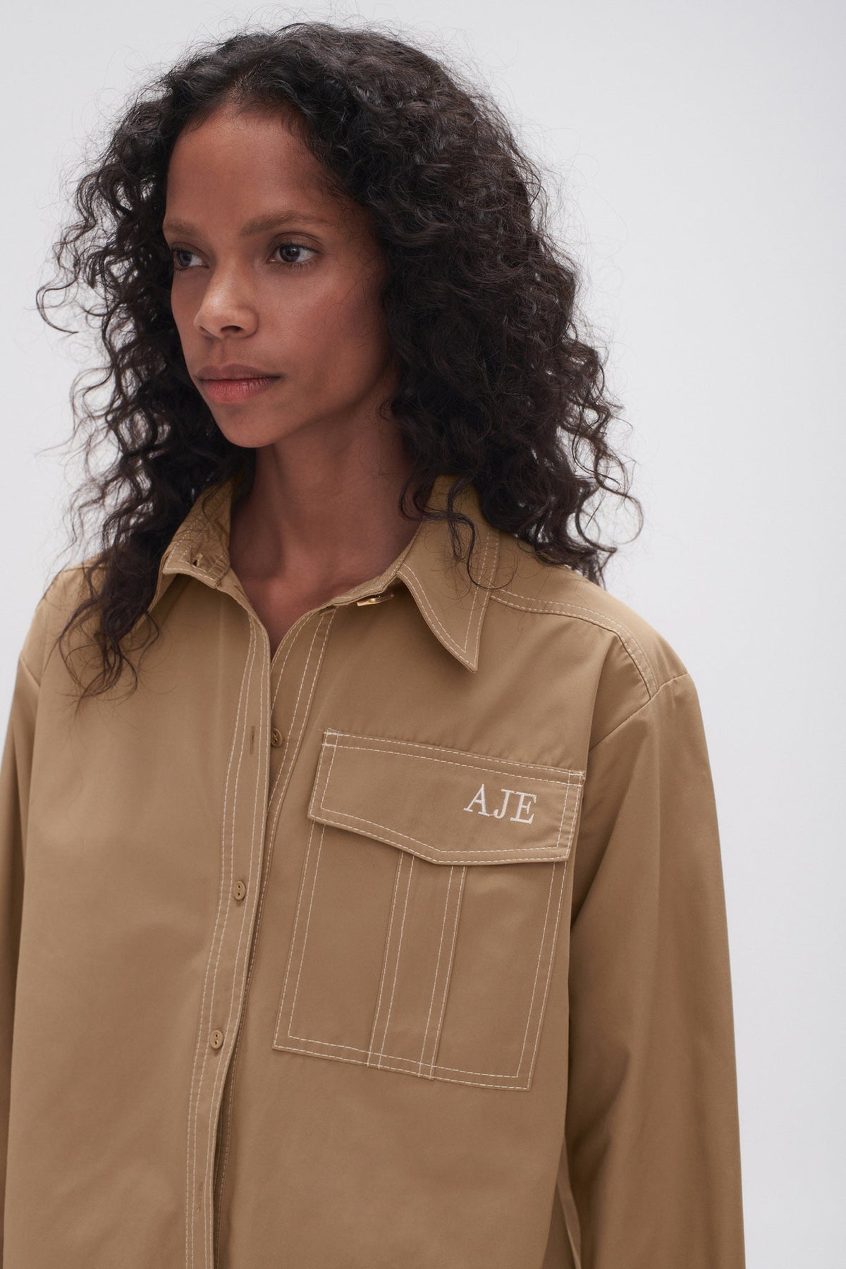 Women Satori Pearl Pin Shirt | Aje