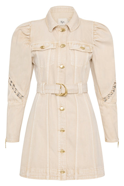Women Effie Braided Denim Mini Dress | Aje