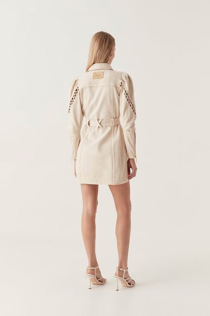 Women Effie Braided Denim Mini Dress | Aje