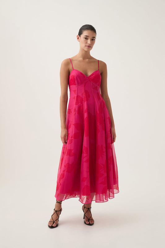 Women Sway Panelled Midi Dress | Aje