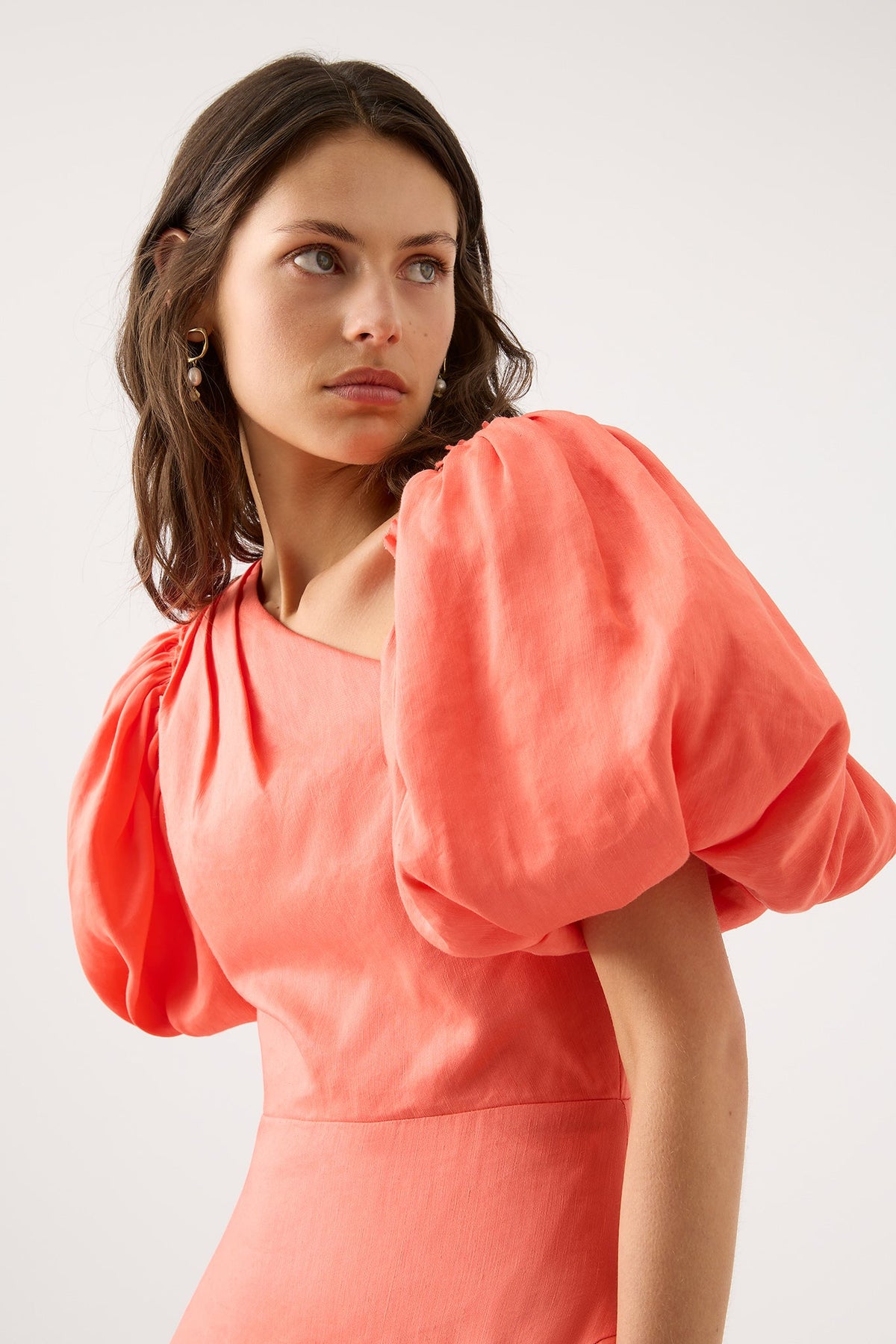 Women Maia Off Shoulder Midi Dress | Aje