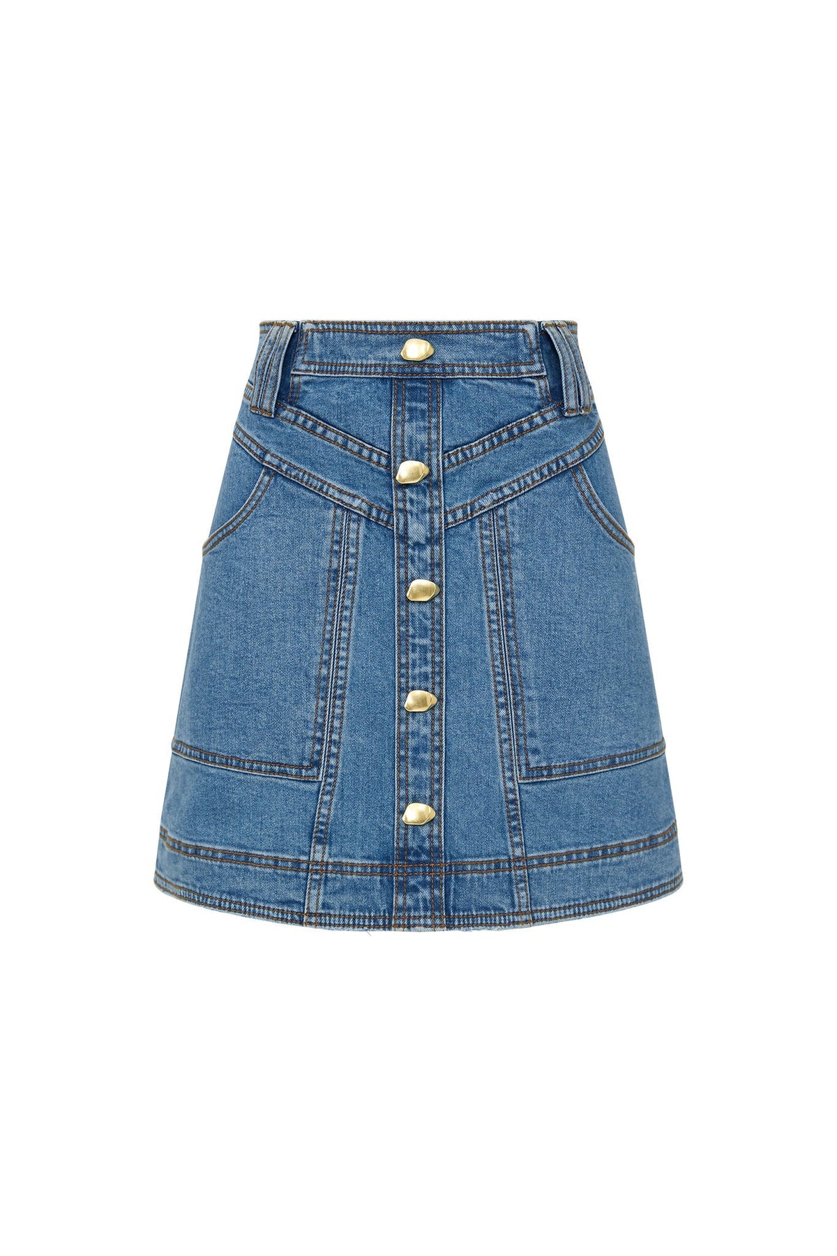 Women Belmond Denim Mini Skirt | Aje